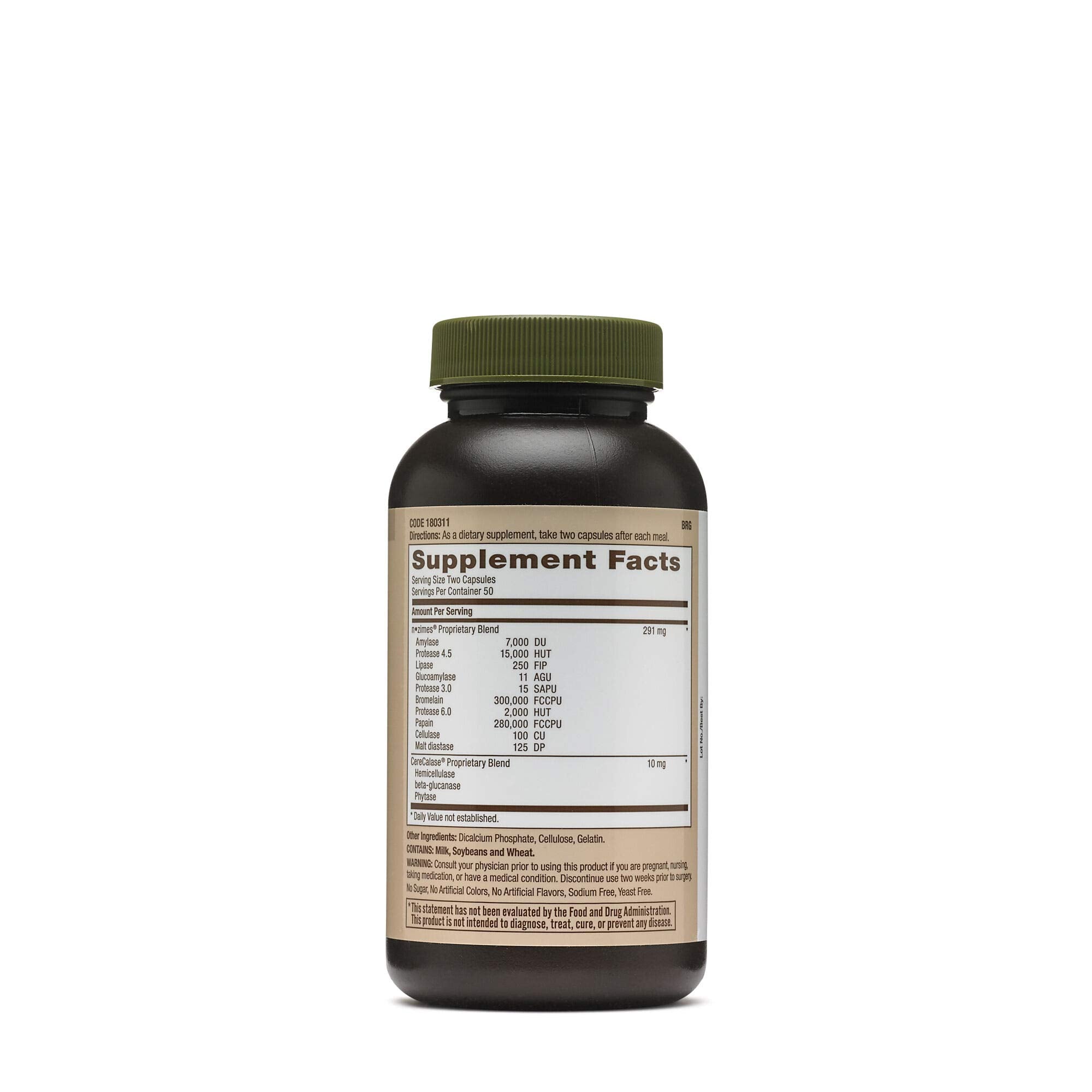 GNC Super Digestive Enzymes ayuda a la digestión de proteínas para aprovechar mejor la dieta.
