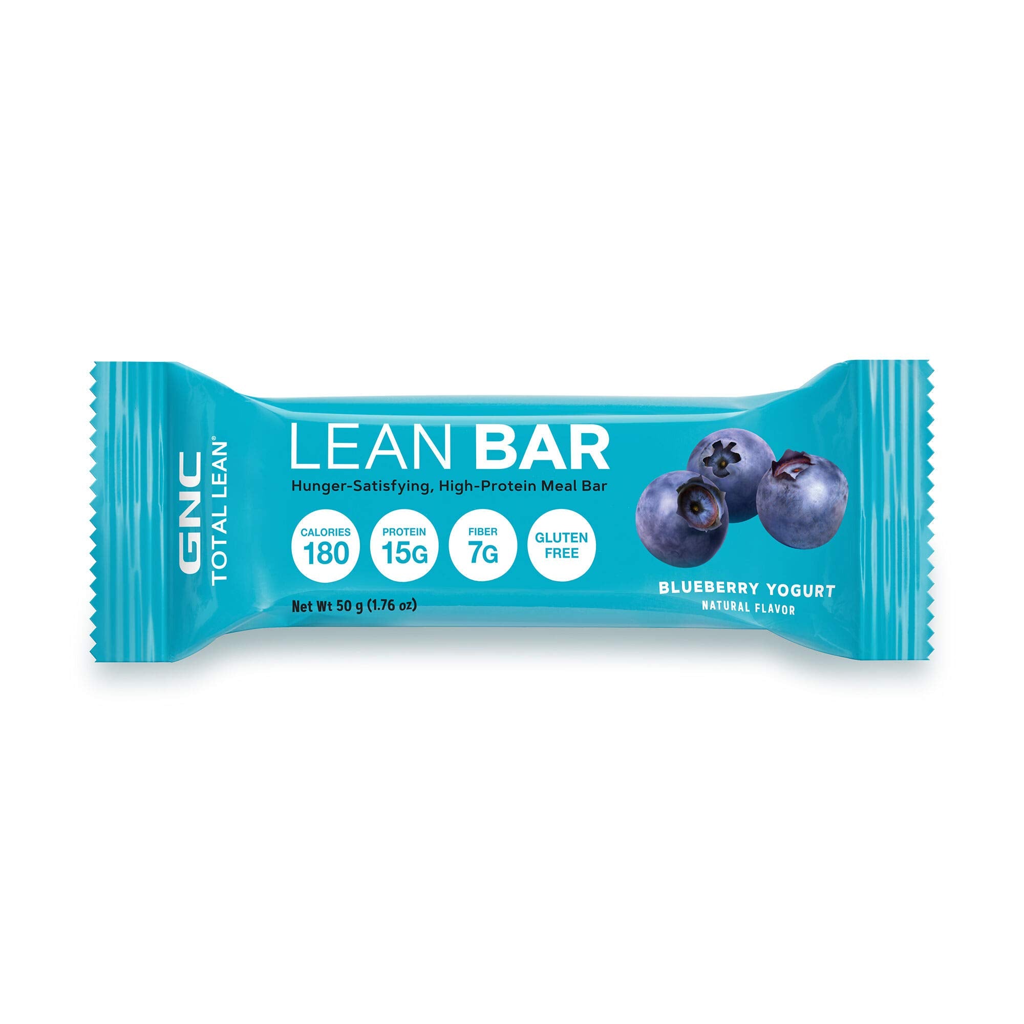 GNC Total Lean Barra Blueberry Yogurt – barra proteica para momentos activos.