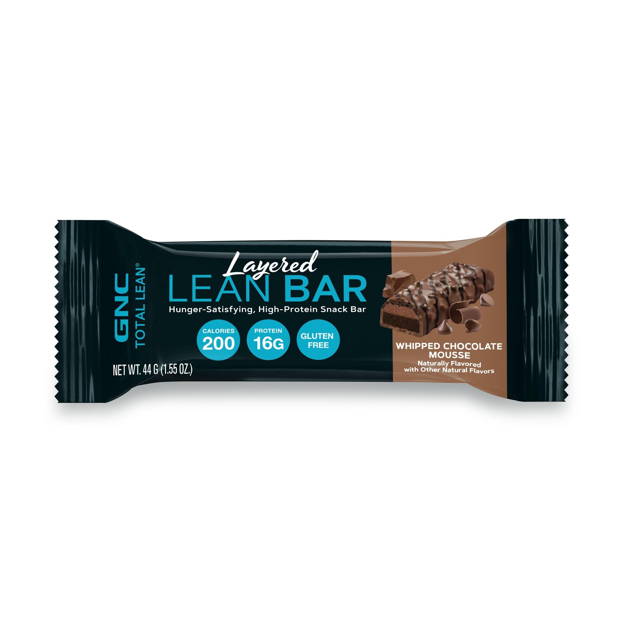 GNC Total Lean barra sin gluten para diferentes necesidades dietéticas.
