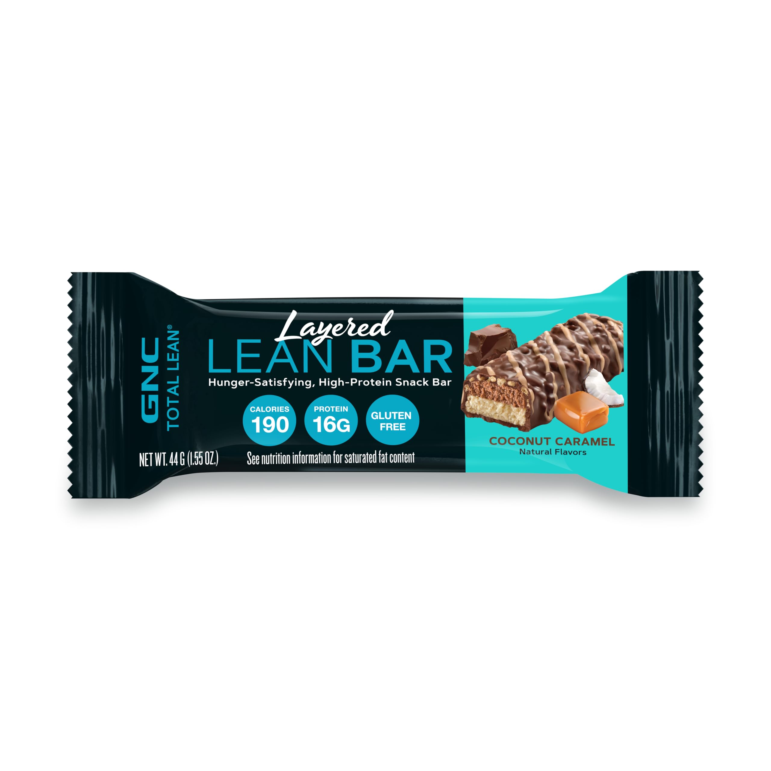 Etiqueta nutricional de GNC Total Lean con información clara