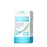 GNC Total Lean GlucaTrim cápsulas frente para apoyar la pérdida de peso.