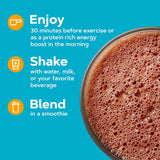 GNC Lean Shake Burn Chocolate Fudge preparación en segundos