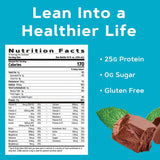 GNC Total Lean Lean Shake Chocolate Mint, sabor chocolate menta perfecto para merienda