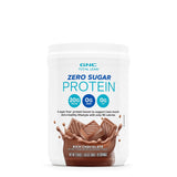 GNC Total Lean Zero Sugar Protein pote chocolate, sabor delicioso para batidos post-entrenamiento.