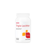 GNC Lecitina Triple 1200 mg, envase práctico para uso diario.