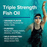 Uso diario cómodo para estilo de vida activo con aceite de pescado GNC.