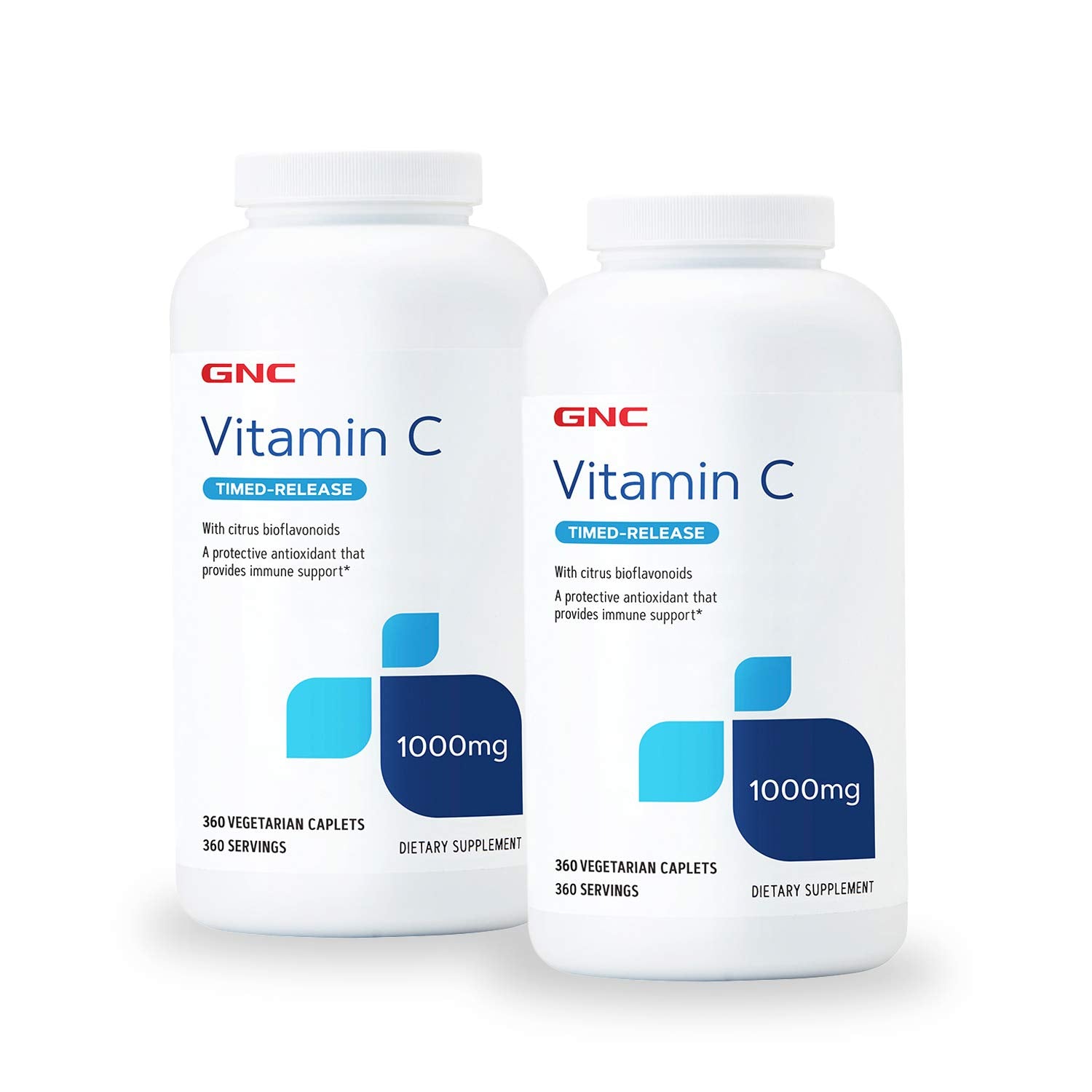 GNC Vitamina C 1000 mg, botella, apoyo inmunológico diario