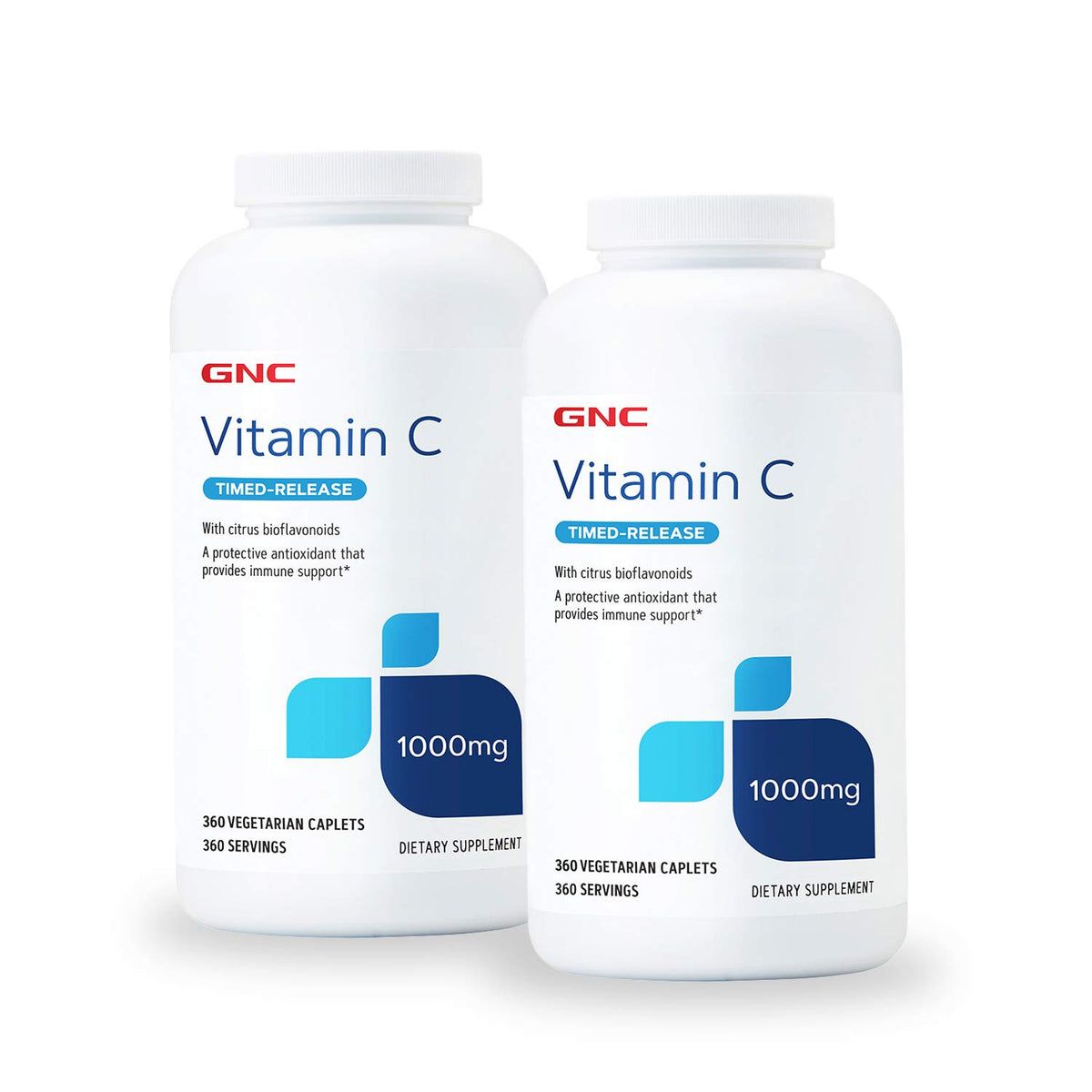GNC Vitamina C 1000 mg, botella, apoyo inmunológico diario