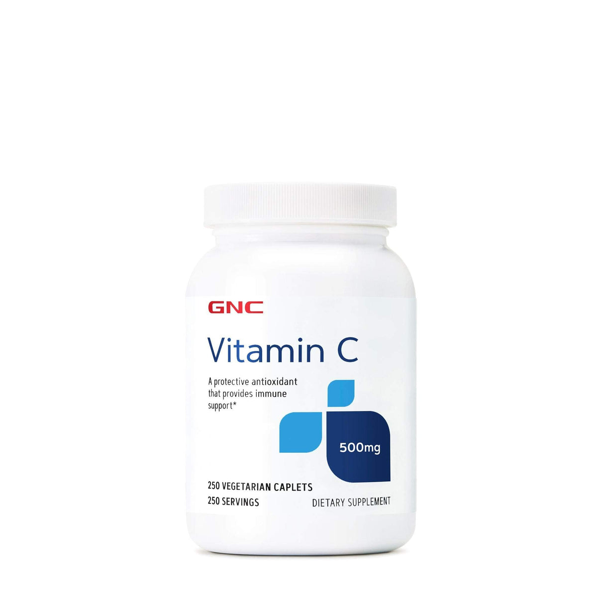 GNC Vitamina C 500 mg, botella: apoyo diario al sistema inmune.