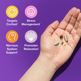 GNC Vitapak: ashwagandha para manejo del cortisol.