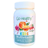 Gomitas Go Healthy Natural para niños en envase, sabor frutal y masticación fácil.