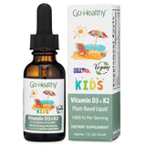 Go Healthy Natural ninos-d3-k2-gotas-vanilla: gotas fáciles de tomar para niños