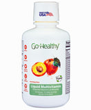 Go Healthy Natural vitaminas líquidas, botella vertida, opción cómoda para consumo rápido