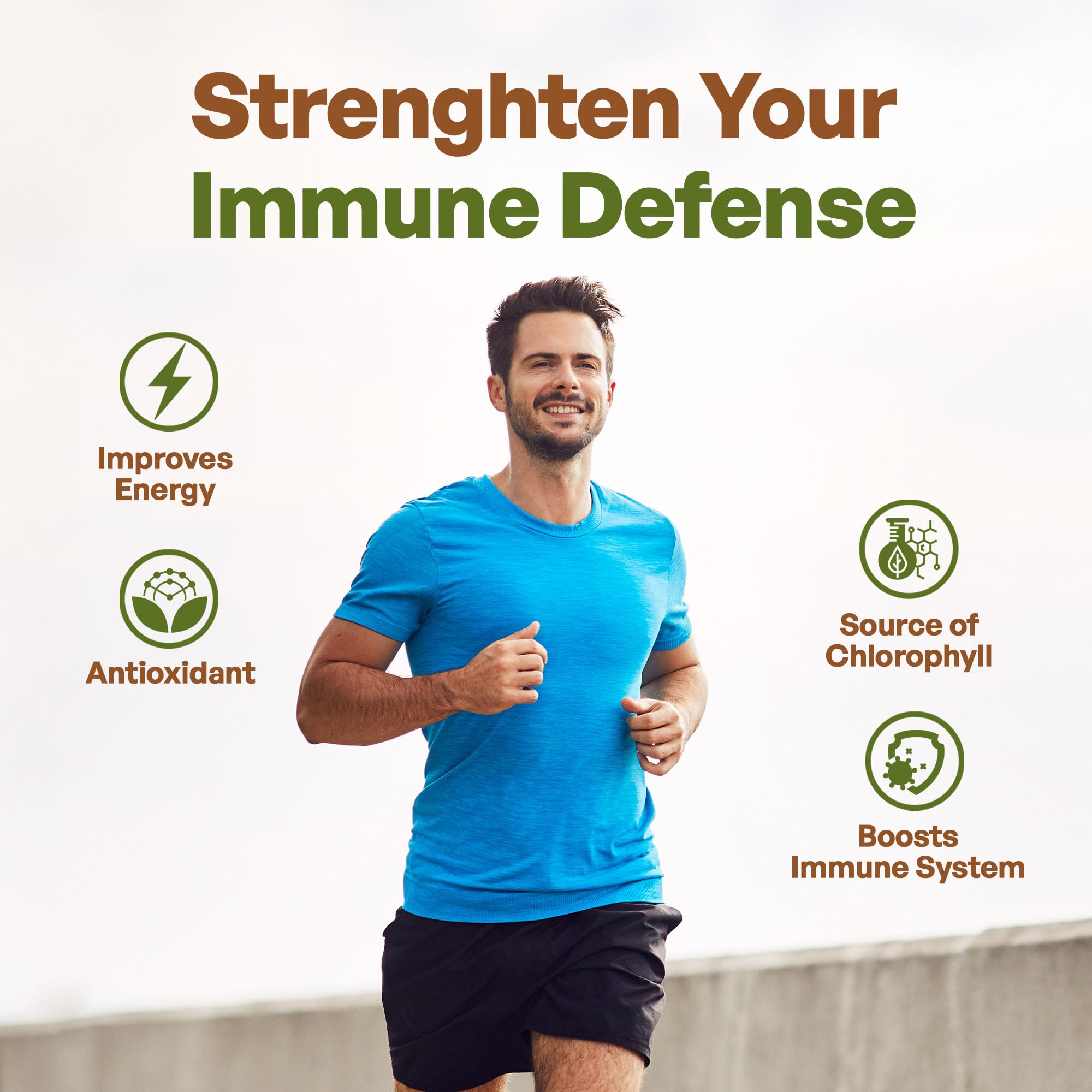Go Nutra Spirulina en polvo para ensaladas, realza sabor y nutrientes.