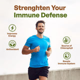 Go Nutra Spirulina en polvo para ensaladas, realza sabor y nutrientes.