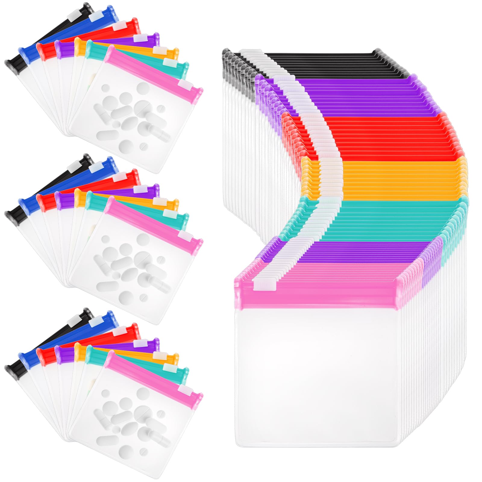 Goaste 56 bolsas para pastillas, almacenamiento compacto para casa o viaje.