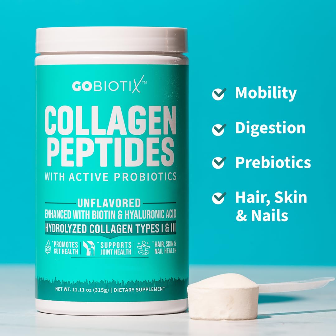 GOBIOTIX Collágeno sin gluten para una dieta Paleo o Keto