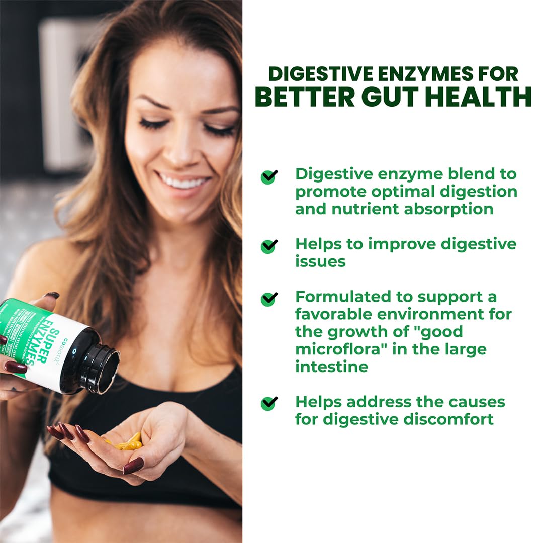 GoBiotix cápsulas que ayudan a descomponer nutrientes y aliviar molestias