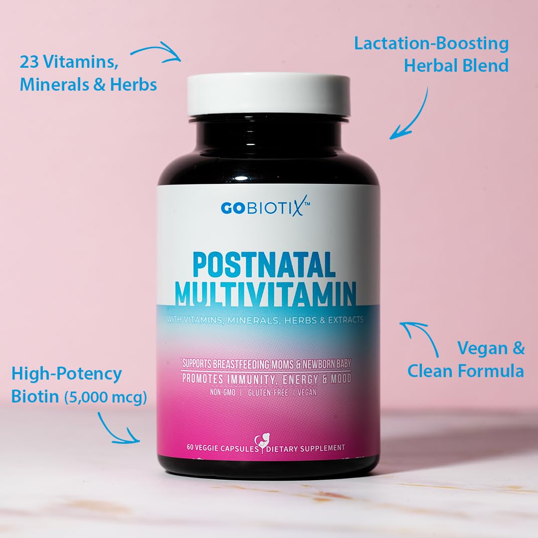 GOBIOTIX Energía y ánimo: cápsulas para posparto