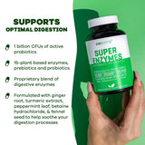 Mezcla de prebióticos y probióticos de GOBIOTIX para apoyar el equilibrio intestinal.