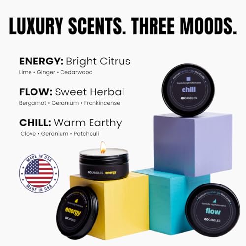 GOCANDLES flow: vela bergamota y laurel para equilibrio.