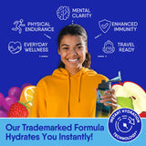 GoHydrate con vitamina D3 para hidratación diaria.