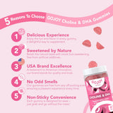 GOJOY NATURALS gomitas prenatales en primer plano con textura suave