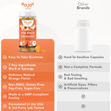 GOJOY Naturals gomitas sin azúcar para un sabor agradable.