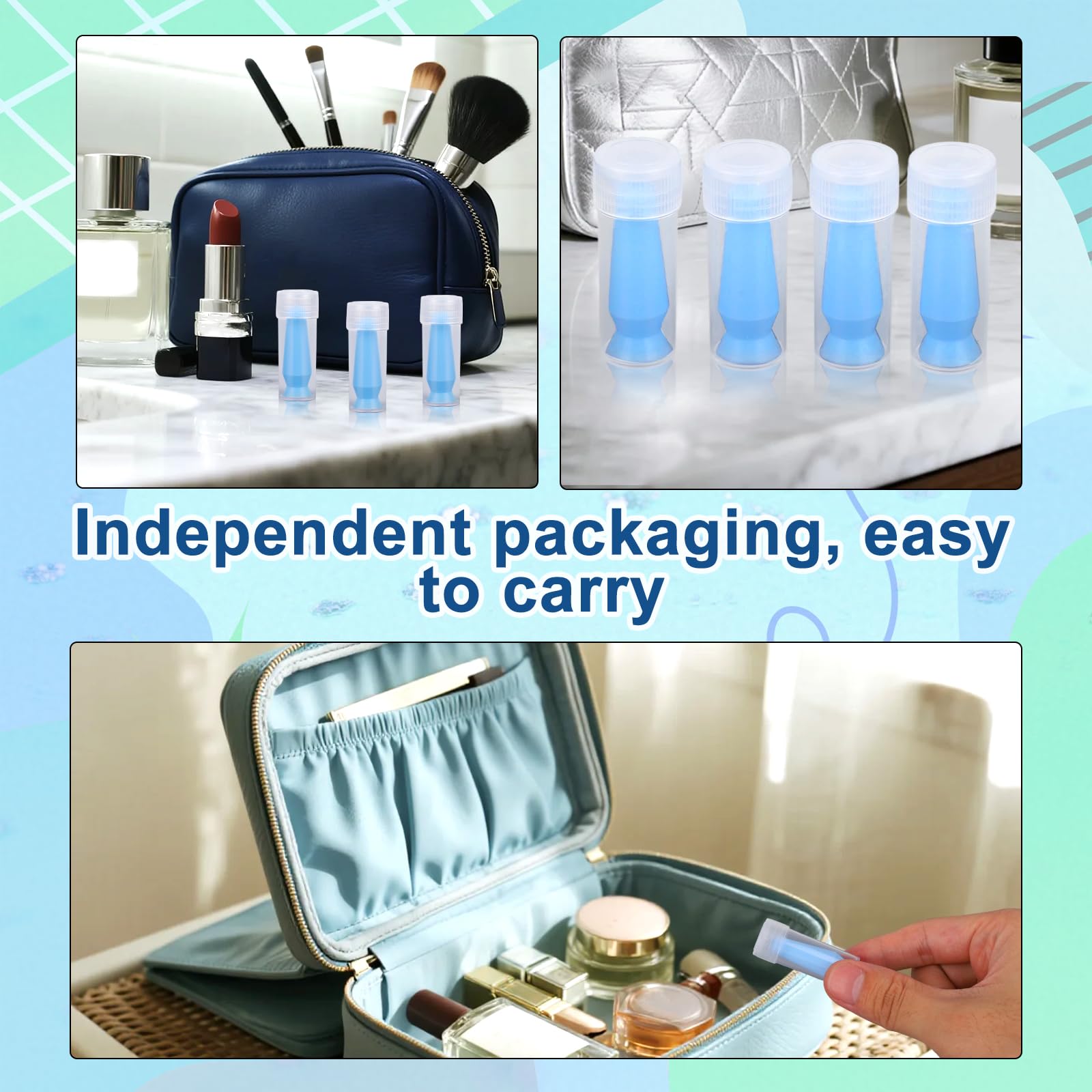 Goktvai kit inserción de silicona, reutilizable y fácil de limpiar