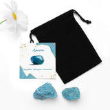 Apatita de GolbalJew con tonos marinos, ideal para meditación y enfoque.