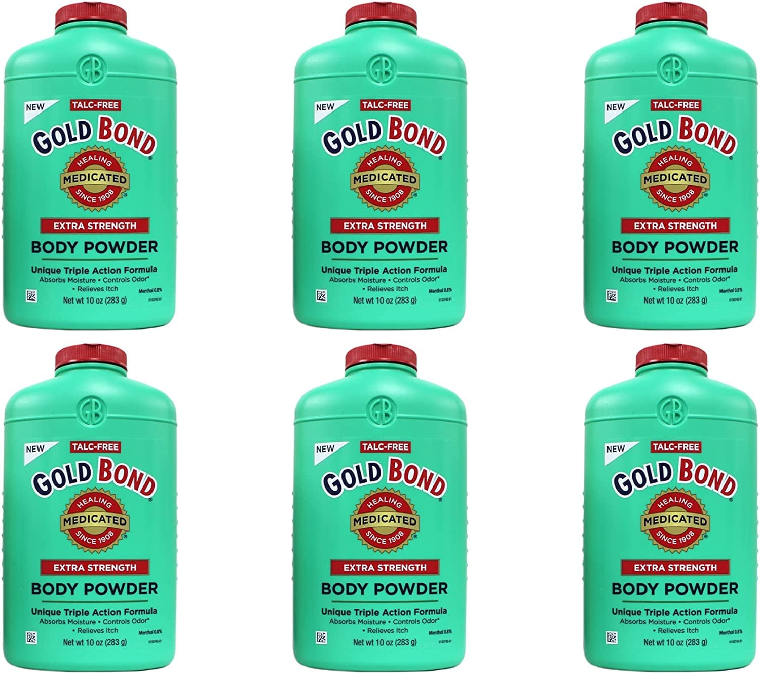 Gold Bond Polvo Medicado Extra Fuerza en envase: sensación refrescante y protección durante el día.