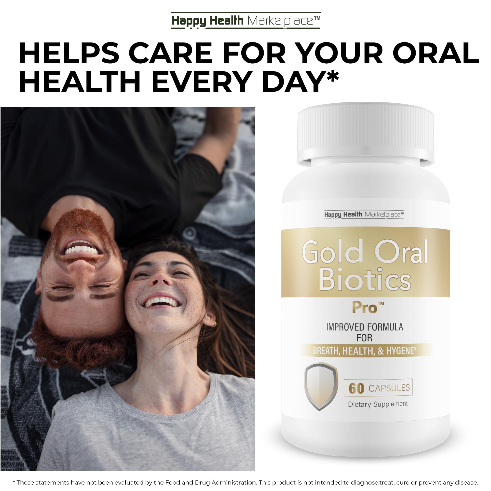 Gold Oral Biotics Pro: aliento más fresco gracias a la combinación de cepas y prebióticos.