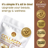 Gold Vital Life colágeno cacao, polvo sedoso, textura agradable para mezclar