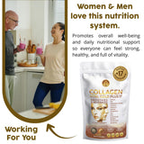 Gold Vital Life colágeno cacao, superalimentos, mezcla de nutrientes para bienestar diario