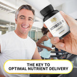 Ingredientes granada y uva en NitrolFlo-9, posible apoyo a energía.
