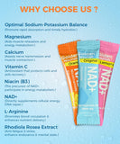 Golden Nourish electrolitos en polvo limón, sabor refrescante sin azúcar para keto.