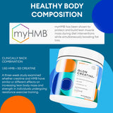 GoldenRoot GLDN Creatine HMB: vaso medidor para dosis precisas en cada toma
