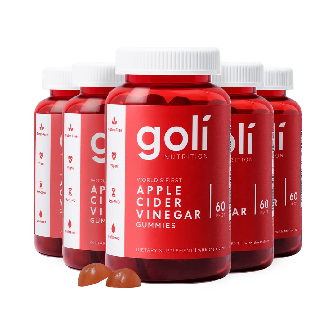 Goli ACV Gummies botella: sabor agradable y apoyo digestivo diario