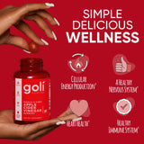 Goli gominolas remolacha, color natural y valor nutricional.