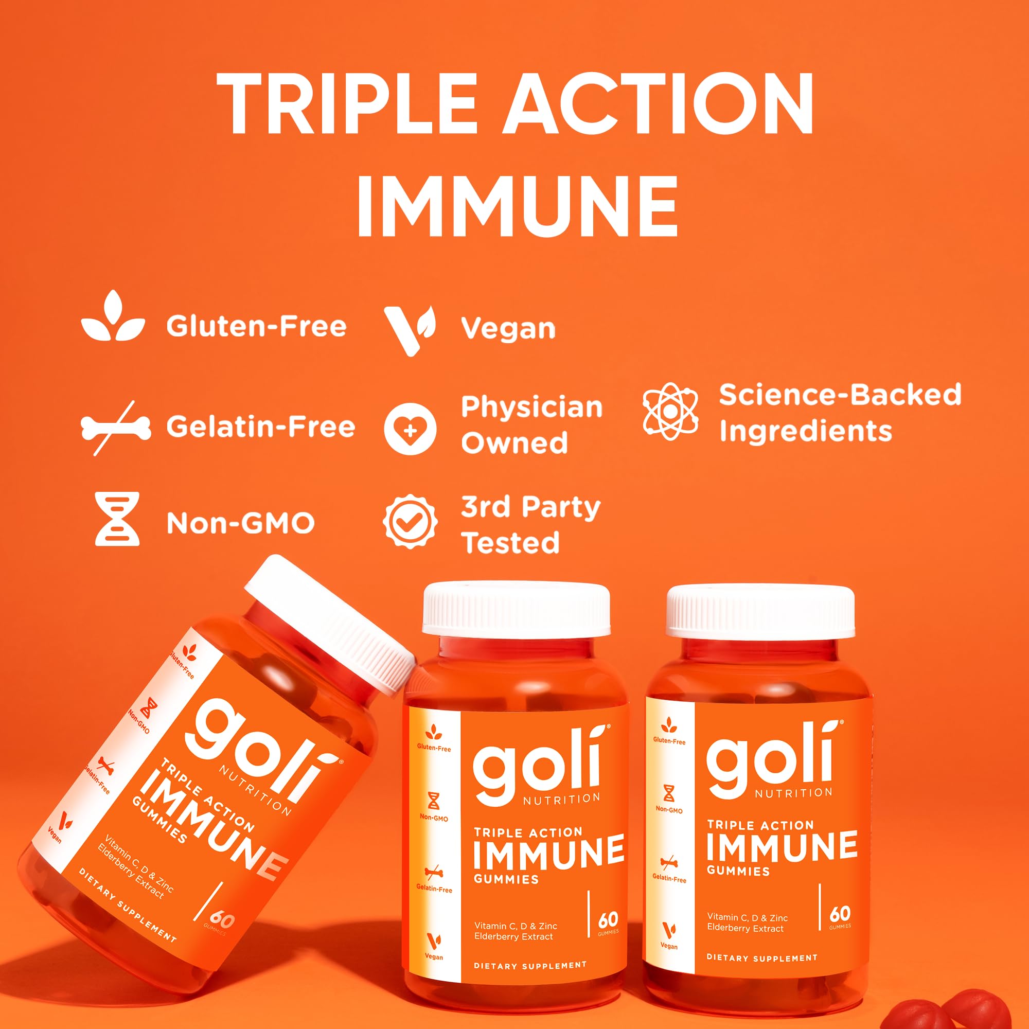Goli gominolas para uso diario, sabor agradable