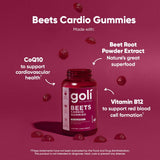 Goli gomitas de remolacha con vitamina B12 para vitalidad.