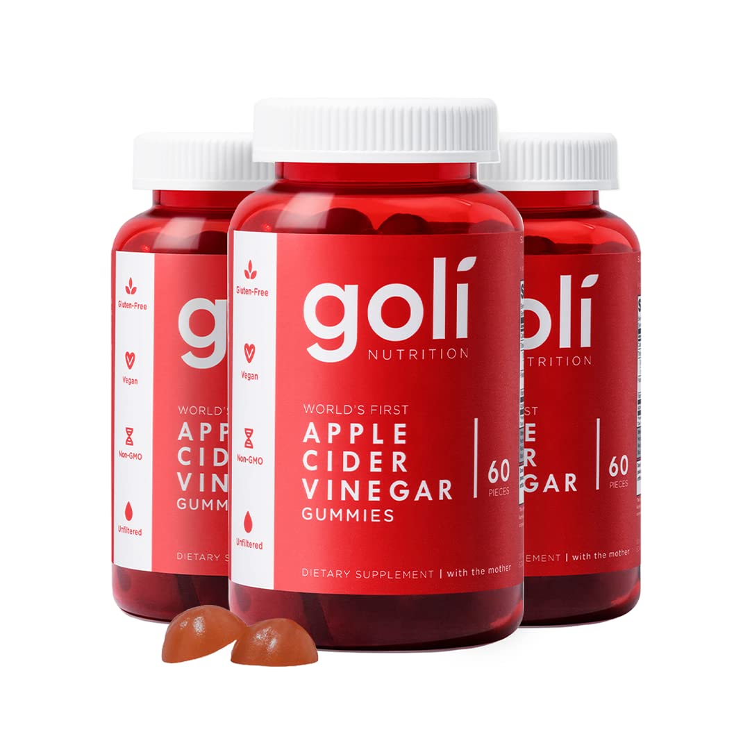 Goli gomitas vinagre sidra manzana, empaque para consumo diario.