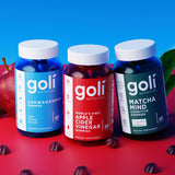 Goli lista de ingredientes con ashwaganda y vitamina D.