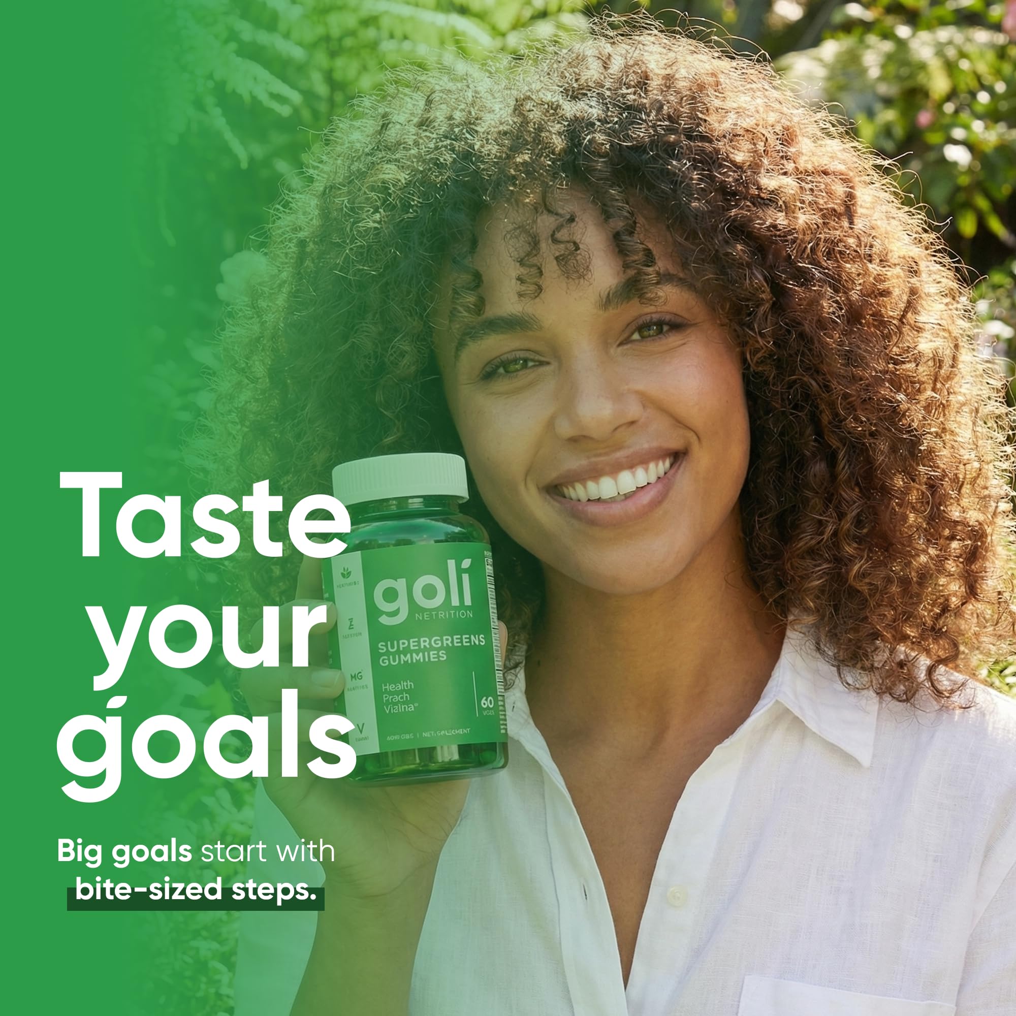 Goli Supergreens con brócoli para minerales clave