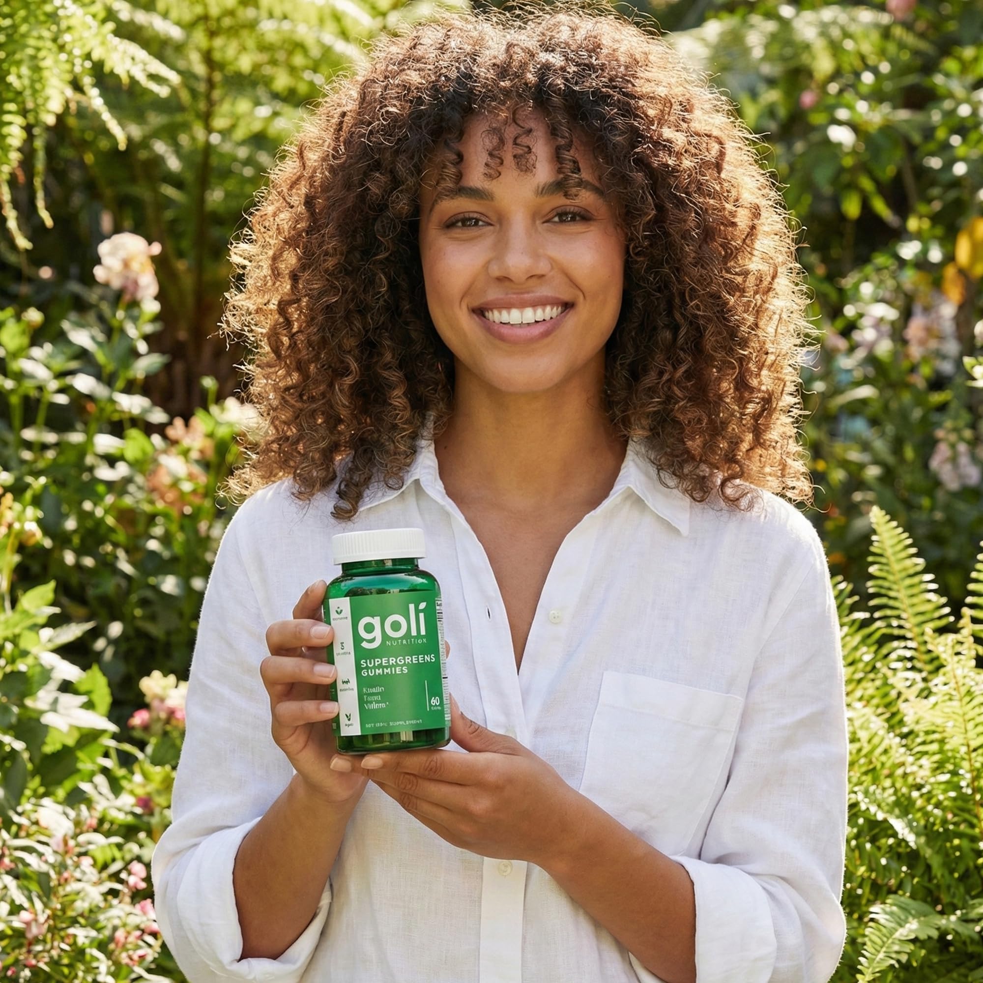 Goli Supergreens con clorella para desintoxicación suave