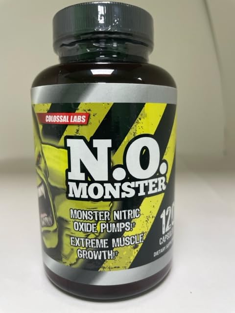 N.O. Monster, kit de 120 cápsulas para uso diario y consistencia