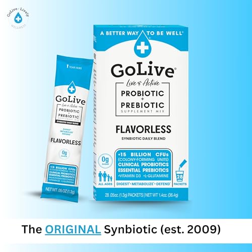 GoLive mezcla en bebida sin sabor para consumo rápido