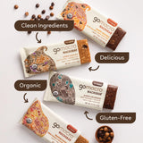GoMacro MacroBar coco mantequilla de almendra con chispas, snack energético para recargar energía.
