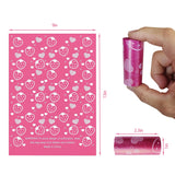 Bolsas Gongjiang rosa desechables ocultando contenido y olores suaves