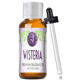 Good Essential Aceite de fragancia Wisteria, botella ámbar, ideal para difusor y velas perfumadas